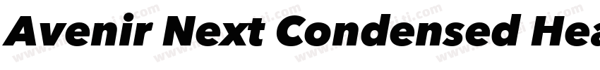 Avenir Next Condensed Heavy字体转换
